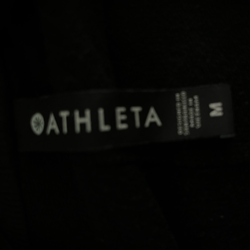 Athleta Ultra Soft Black Pranayama Open Front Restore Wrap Jacket Style Size M - Picture 5 of 6